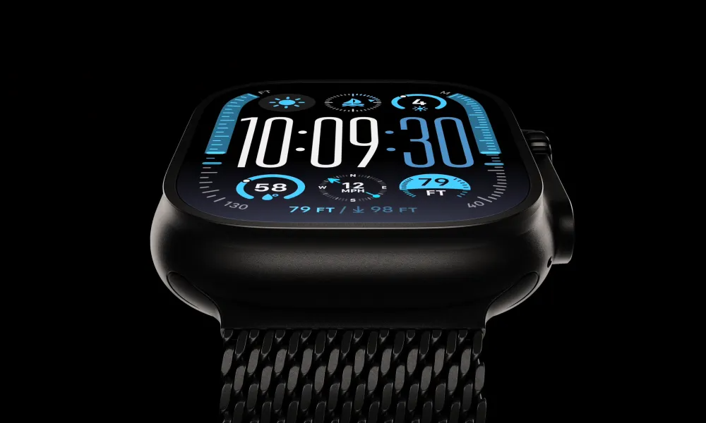 Màu đen mới trên Apple Watch Ultra. Ảnh: Apple