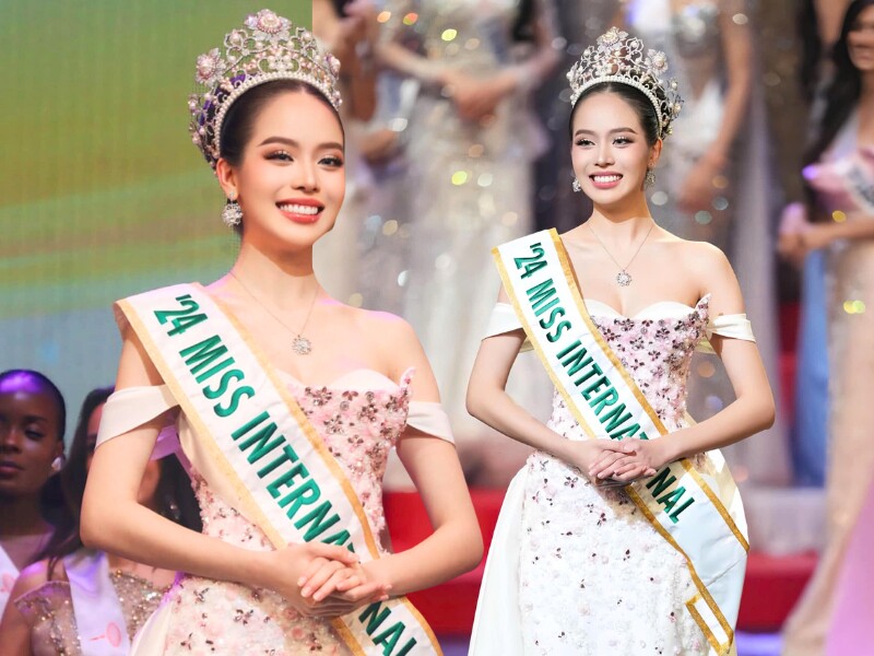 Hoa hậu Thanh Thủy vừa đăng quang Miss International 2024 đã gây chú ý vì 